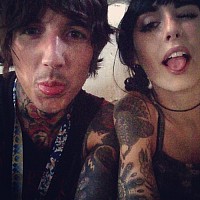 Oliver Sykes and Hannah Pixie Snowdon