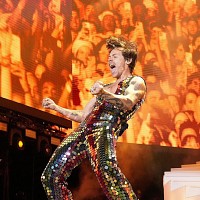 Harry na hudebním festivalu Coachella 2022
